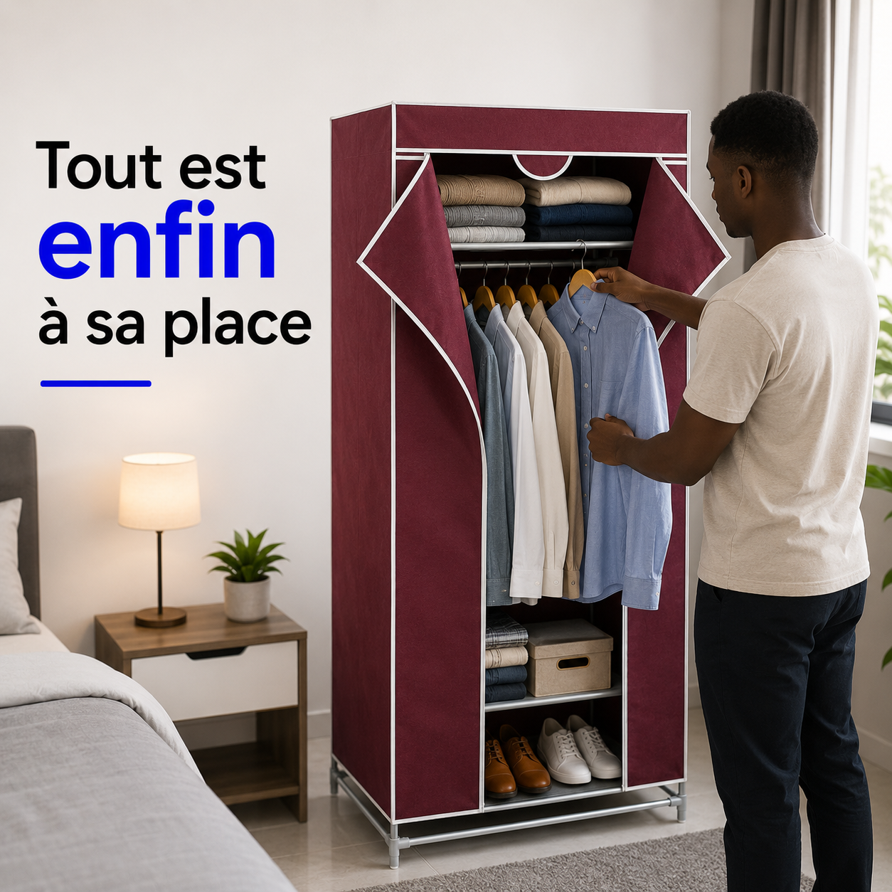 Armoire de Rangement Compacte™ - La solution simple contre le désordre