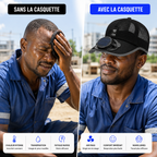 Casquette Anti-Chaleur – avec Ventilateur Solaire Rechargeable™