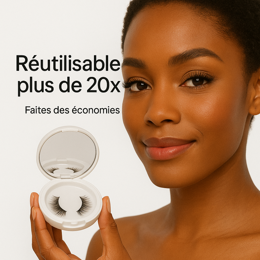 Cils magnétique sans colle - Réutilisable