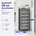 Meuble à Chaussures Gain de Place™ – 6 Compartiments