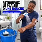 Douche Portable Rechargeable™ – Transformez votre seau en douche !