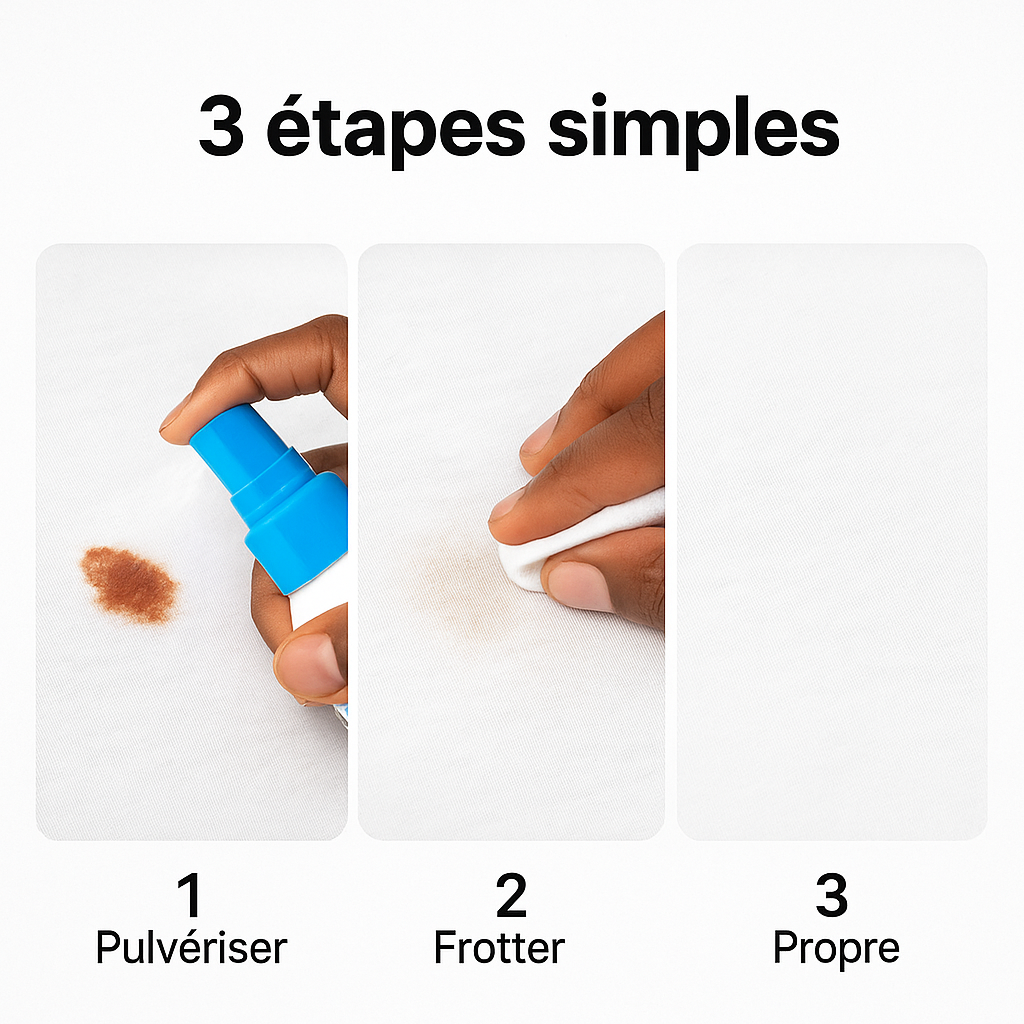 Spray Détachant Instantané – Enlevez les Taches en 30 Secondes
