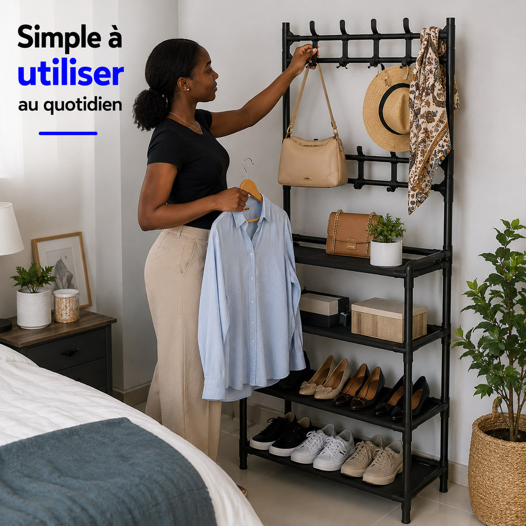 Dressing Multi-Rangement™ – Pour vêtements, chaussures, sacs et accessoires