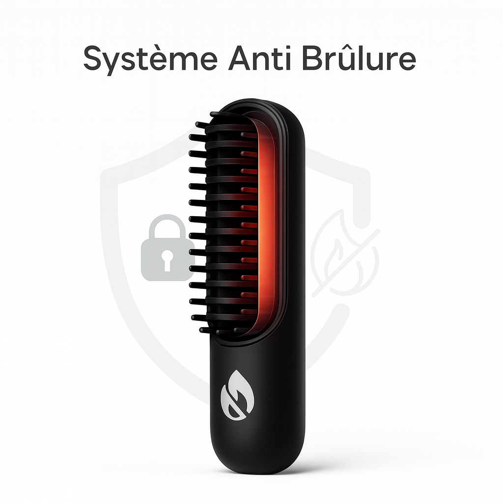 Peigne Lisseur Cheveux - Portatif