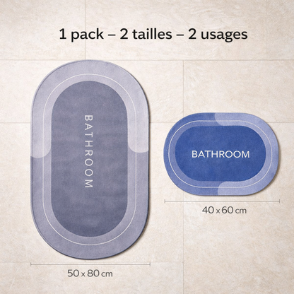 Tapis Absorbant d'eau - 2 Pieces
