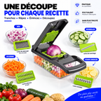 Coupe-Légumes Multifonction™ – Tranche, Râpe & Découpe en Quelques Gestes
