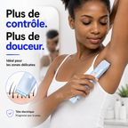 Rasoir Électrique Intime 3 en 1 – Rasage doux, sans douleur, ni irritation