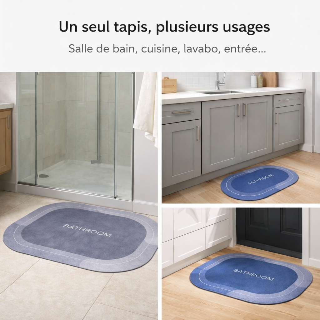 Tapis Absorbant d'eau - 2 Pieces