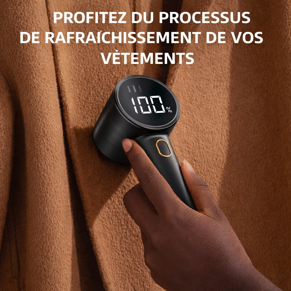 Rasoir Anti-Bouloches Électrique – Redonne Vie à Vos Vêtements en 30s