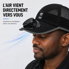 Casquette Anti-Chaleur – avec Ventilateur Solaire Rechargeable™