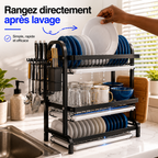 Organiseur Vaisselle Multifonction 3 Niveaux™