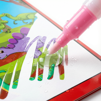 Pack 4 Livres Magiques à l’Eau – Coloriage Réutilisable à l’Infini