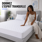 Protège-Matelas Imperméable + 2 Couvre-Oreillers Offerts – Pour lit de 2 Places