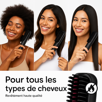Peigne Lisseur Cheveux - Portatif