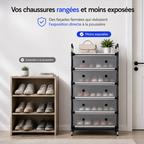 Meuble à Chaussures Gain de Place™ – 6 Compartiments