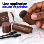 Kit Tampon à Sourcils Pro™ – Sourcils Parfaitement Dessinés en Quelques Gestes | Marron + Noir