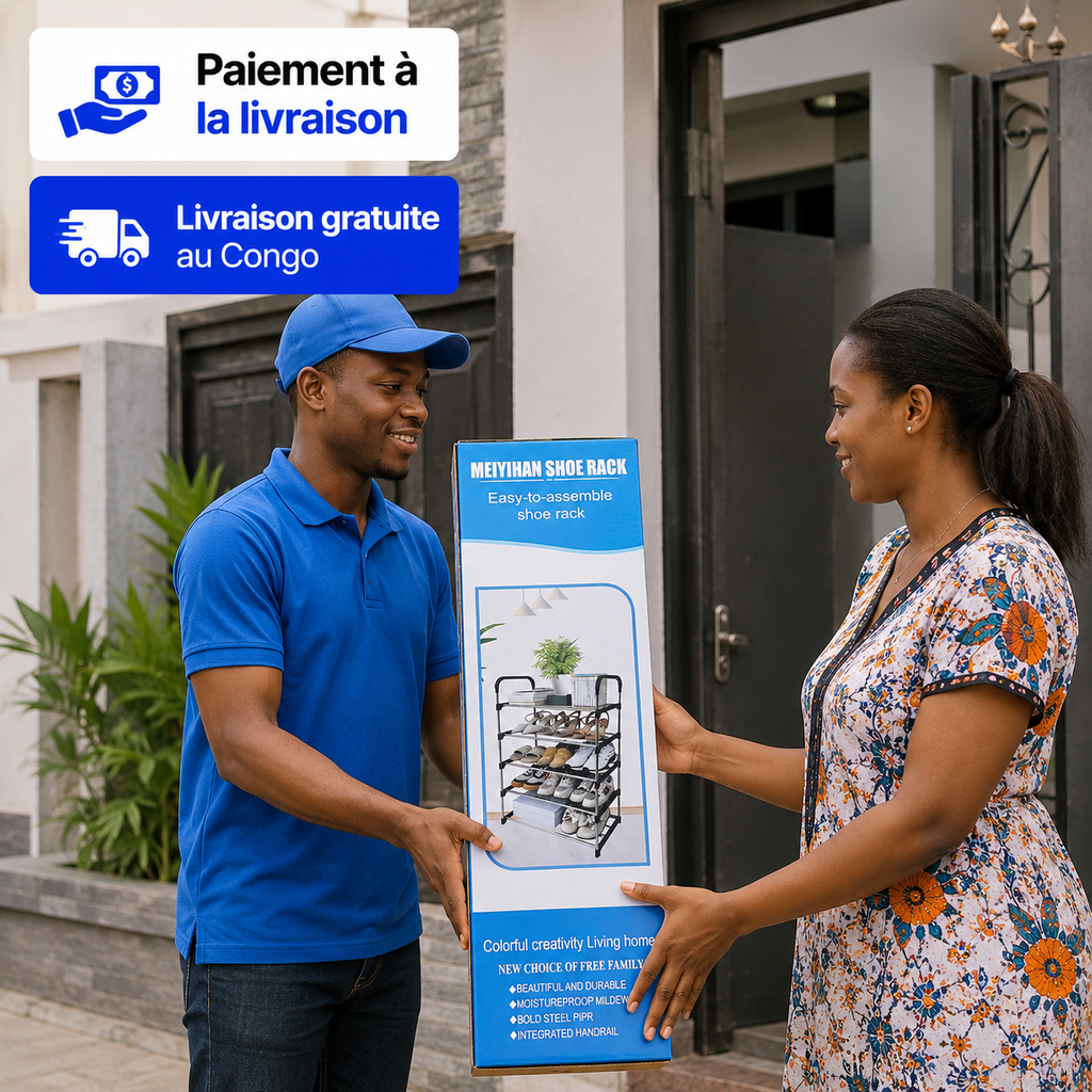 Étagère à Chaussures Gain de Place 4 Niveaux™