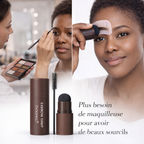 Kit Tampon à Sourcils Pro – Résultat Naturel (Couleurs Marron & Noir)