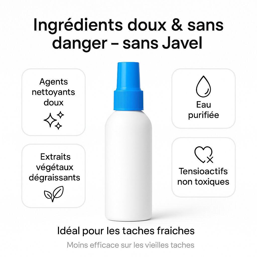 Spray Détachant Instantané – Enlevez les Taches en 30 Secondes