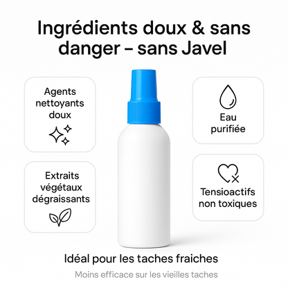 Spray Détachant Instantané – Enlevez les Taches en 30 Secondes