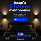 Lampe Murale Rechargeable – Double Éclairage Haut & Bas (Lot de 2 Lampes)