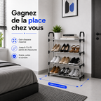 Étagère à Chaussures Gain de Place 4 Niveaux™
