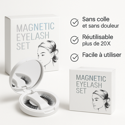 Cils magnétique sans colle - Réutilisable