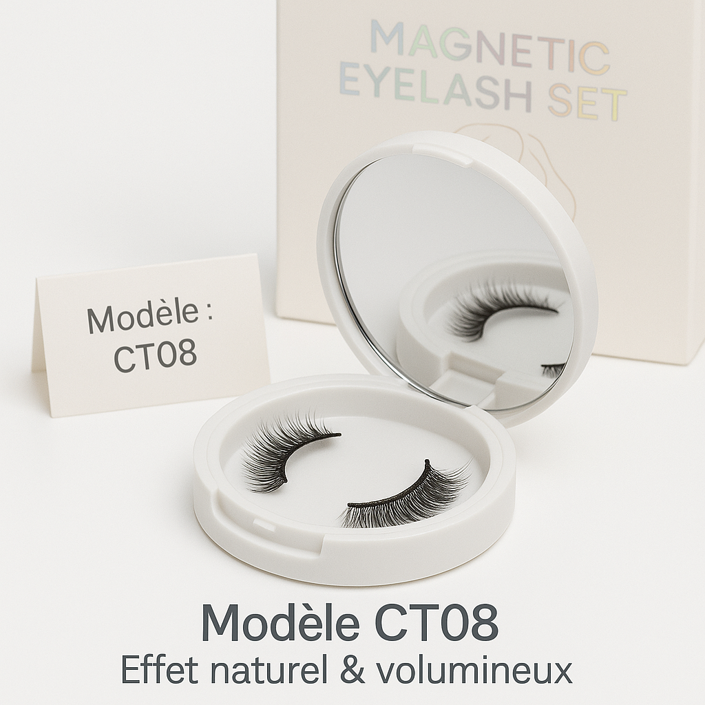 Cils magnétique sans colle - Réutilisable