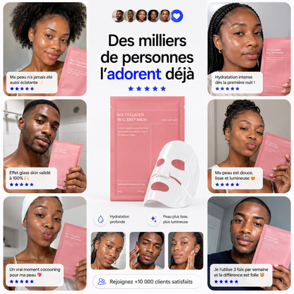 Masque au collagène - hydrate & nourrit la peau
