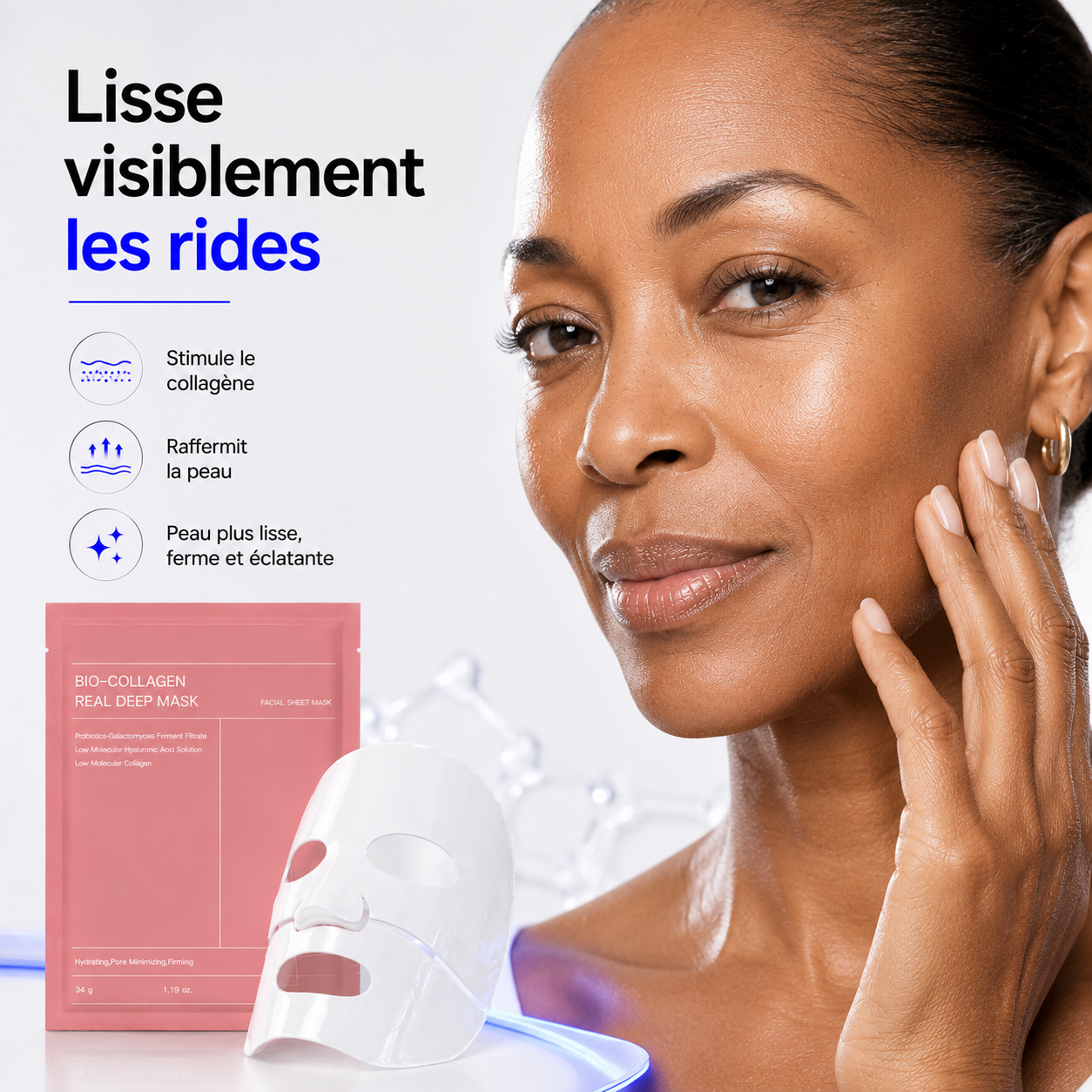 Masque au collagène - hydrate & nourrit la peau