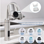 Purificateur d'eau de robinet intelligent - Avec Rayon UV