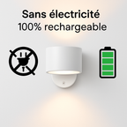 Lampe Murale Rechargeable – Double Éclairage Haut & Bas
