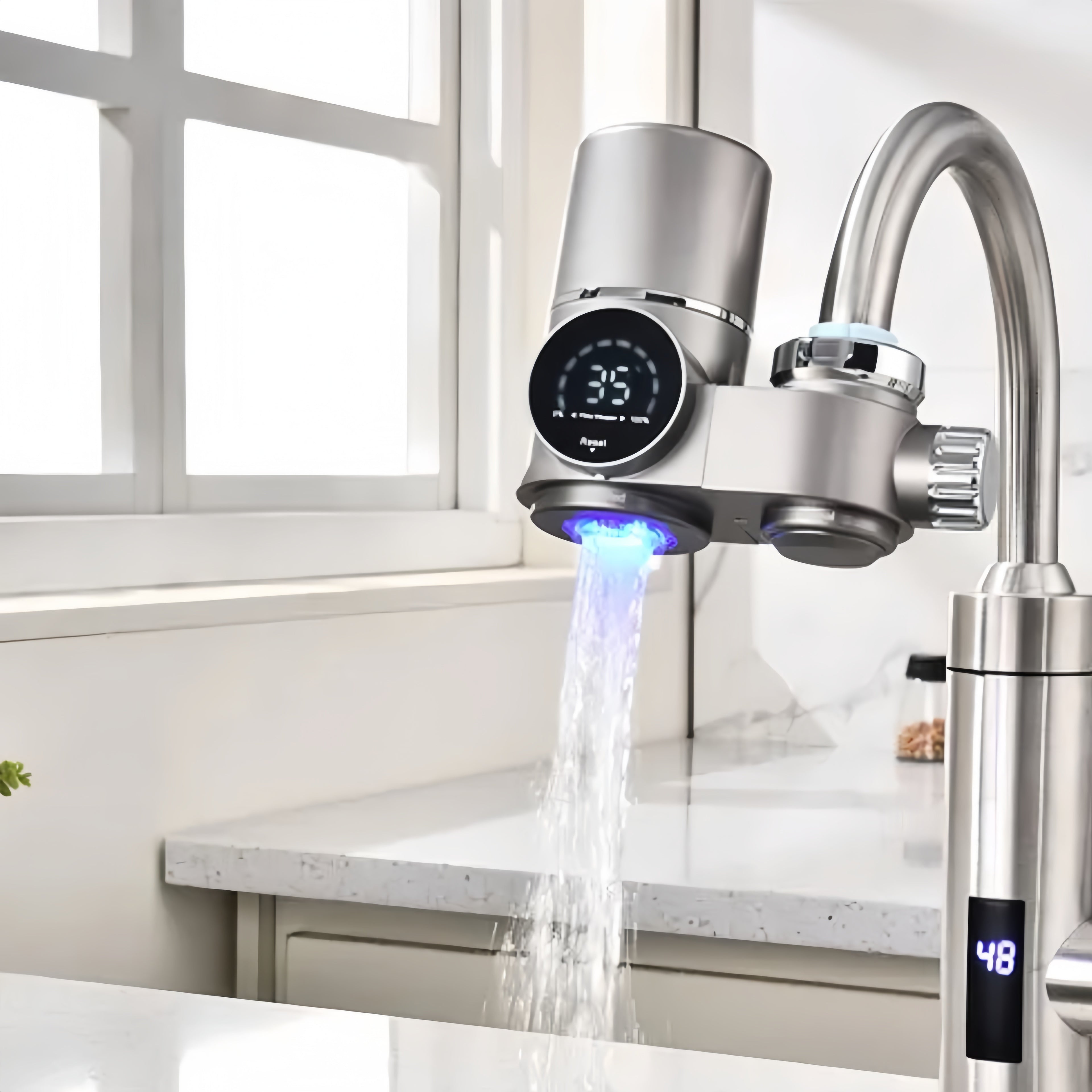 Purificateur d'eau de robinet intelligent - Avec Rayon UV